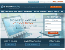 Tablet Screenshot of bayviewfunding.com